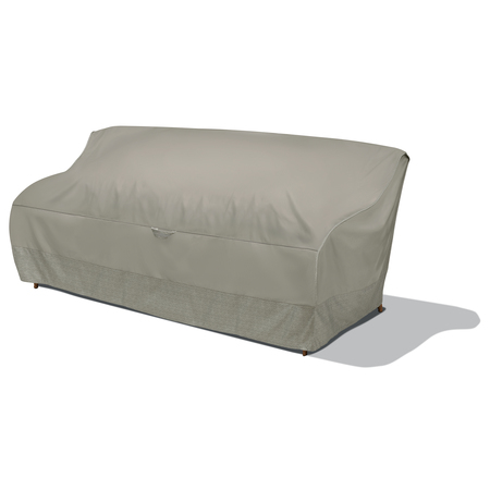 CLASSIC ACCESSORIES Weekend 77" Outdoor Sofa Cover w/ Duck Dome, Moon Rock WSO793735